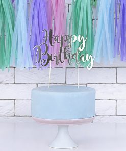 Alternative view of Pic Happy Birthday-Argenté