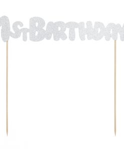 pic 1st birthday argenté