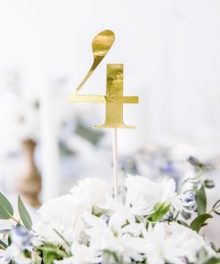 Numéro de table sur pic -or