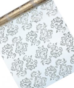 chemin de table organza or et argent