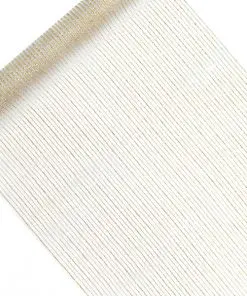 chemin de table organza rayé