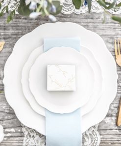 boite a dragées branche doré