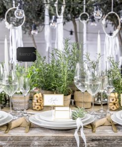 Boite a dragees blanc et or