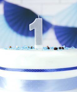 Alternative view of Bougie d'anniversaire-1-Argent