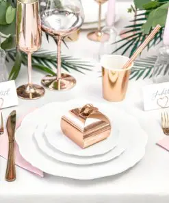 boite a dragees rose gold