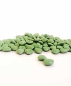 dragees coeur vert eucalyptus