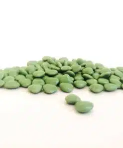 dragees coeur vert eucalyptus