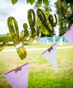 guirlande baby shower fille