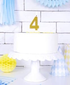 Alternative view of Bougie d'anniversaire-4- Or