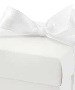 Alternative view of Boite à dragées cubique à nœud-Lot de 10