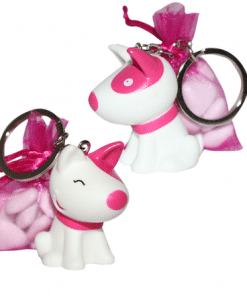 Alternative view of Porte clés Chien - Fuchsia