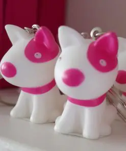 dragées chien rose fuchsia