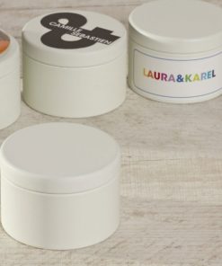boite-ronde-metallique- dragees blanche