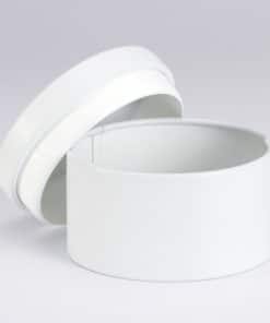 boite-ronde-metallique- dragees blanche