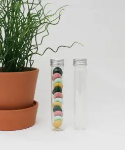 tube a dragees transparent