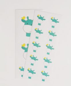 Stickers girafe emeraude - Lot de 30
