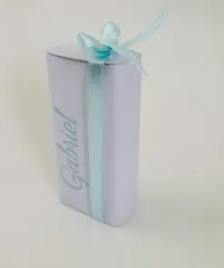 boite a dragees metal blanc