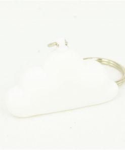 Alternative view of Porte clés Nuage - Blanc