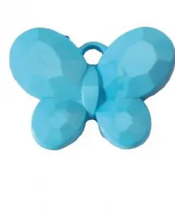 Papillon pendentif en plexi -Bleu - Lot de 10