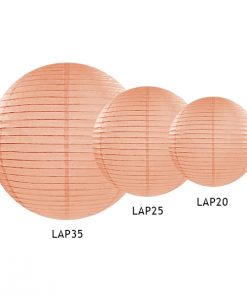 lampion boule chinoise peche corail deco