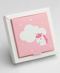 boite à dragées licorne rose