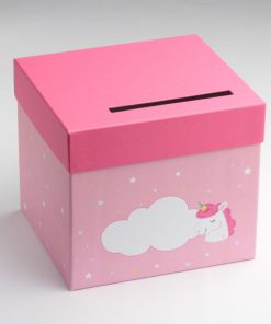 urne licorne rose
