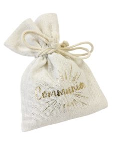 deco communion blanc et or