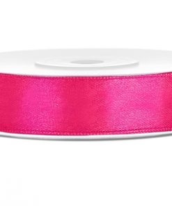 ruban satin rose fuchsia
