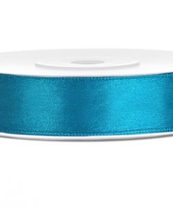 ruban satin turquoise