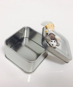 Alternative view of Boite à dragées en Métal - Carré