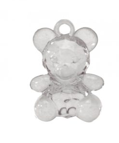 ourson transparent pendentif