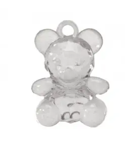 ourson transparent pendentif