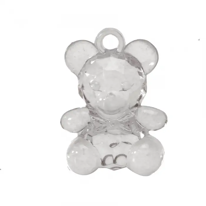 ourson transparent pendentif