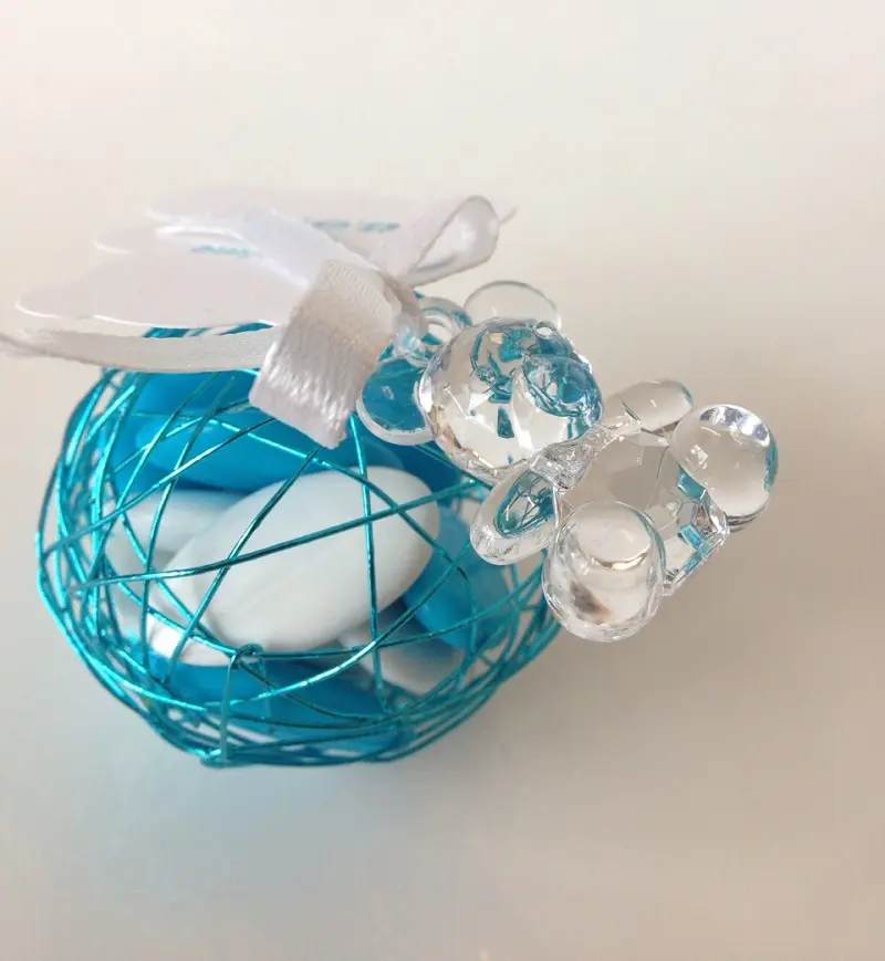 Ourson transparent dragees