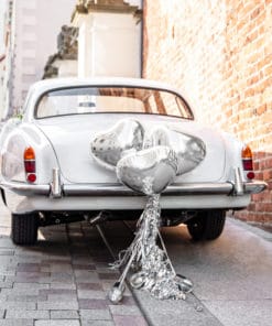 Décoration voiture argenté