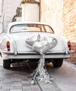 Décoration voiture argenté