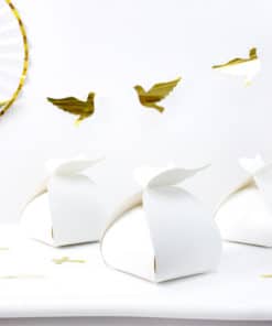 decration bapteme ange Boite a dragees ailes d'ange