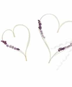 Decoration voiture violet