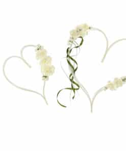 décoration voiture coeur ivoire ventouse