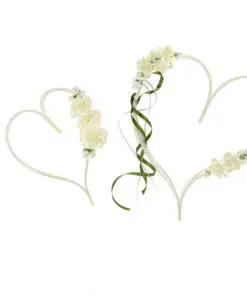 décoration voiture coeur ivoire ventouse