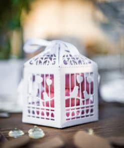 Boite a dragees cage a oiseau