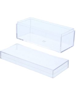 Boite a dragees rectangle plexi