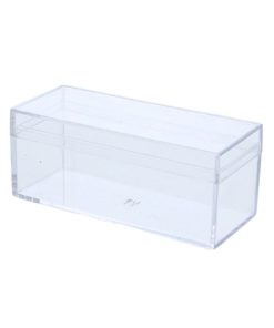 Boite a dragees rectangle plexi