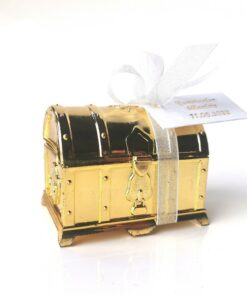 Coffre dragées en or