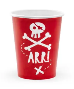 gobelet pirate rouge