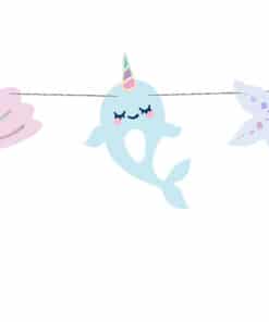 Guirlande narval et coquillage