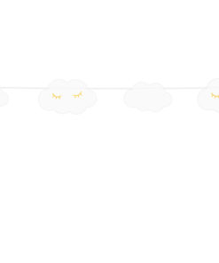 Guirlande nuage bapteme babyshower