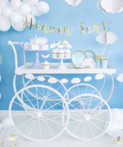 Guirlande nuage bapteme babyshower