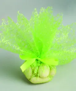 Tulle a dragees diane vert anis