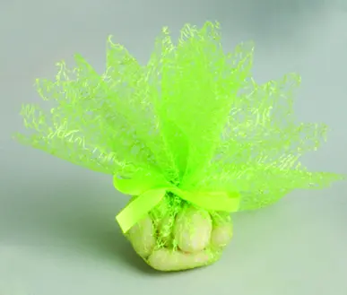 Tulle a dragees diane vert anis